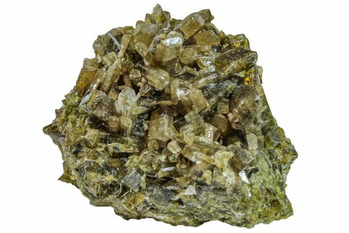 Clinozoisite Crystal Cluster - Peru #169636